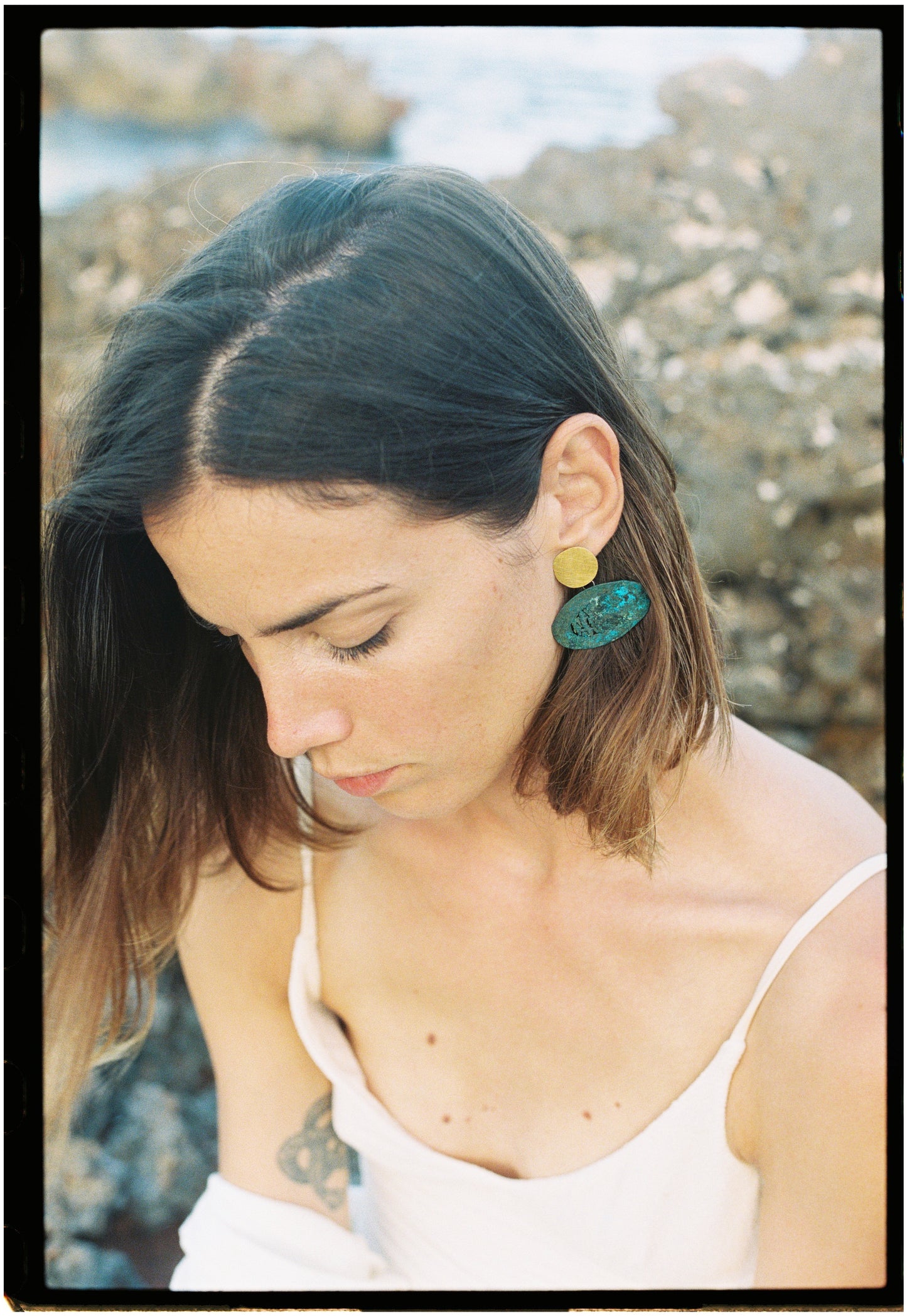 oval earrings