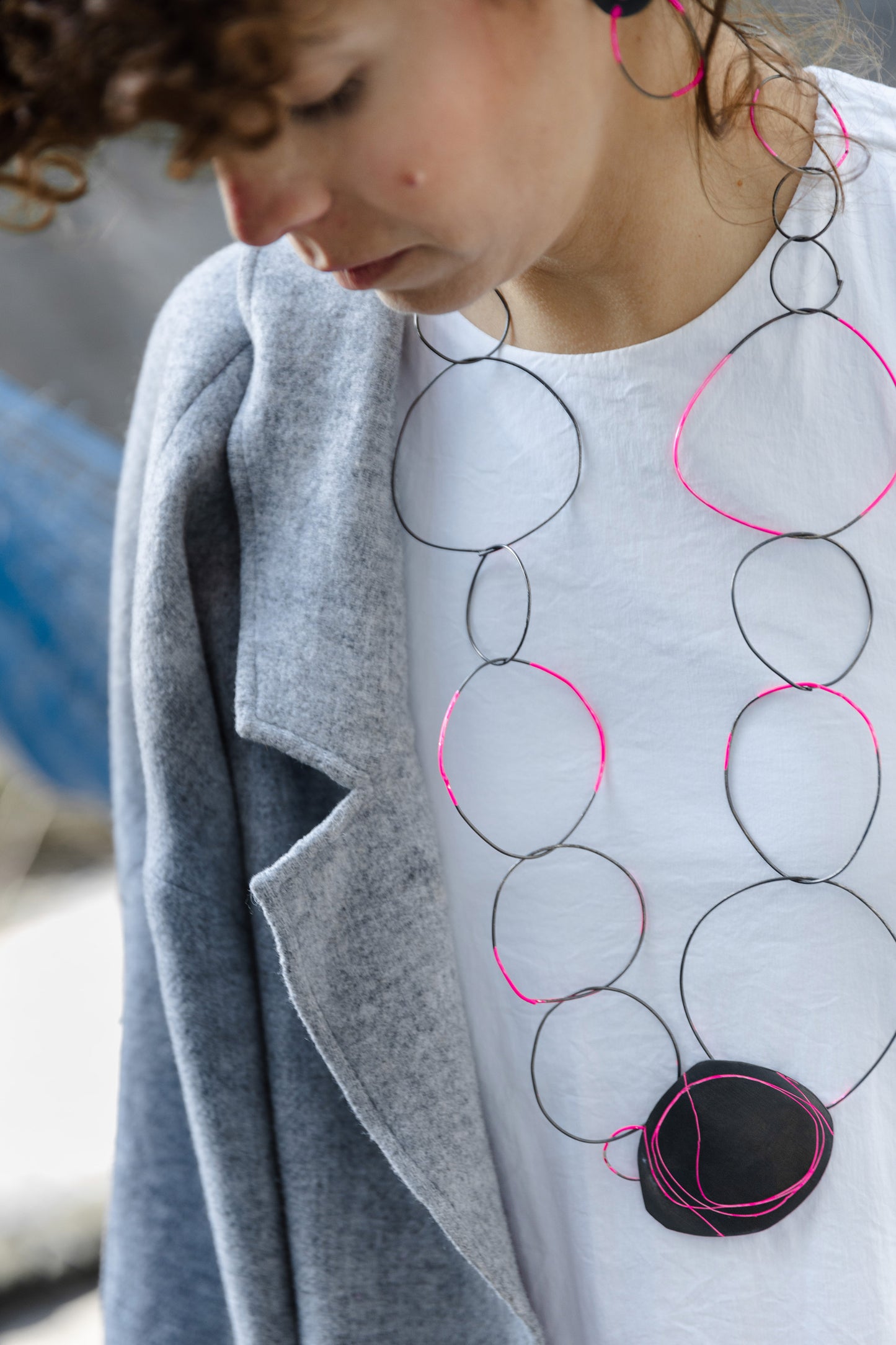 Long Neon Necklace