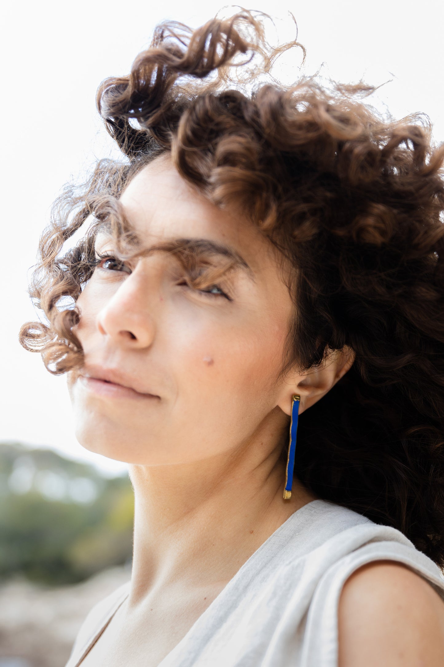 long earrings